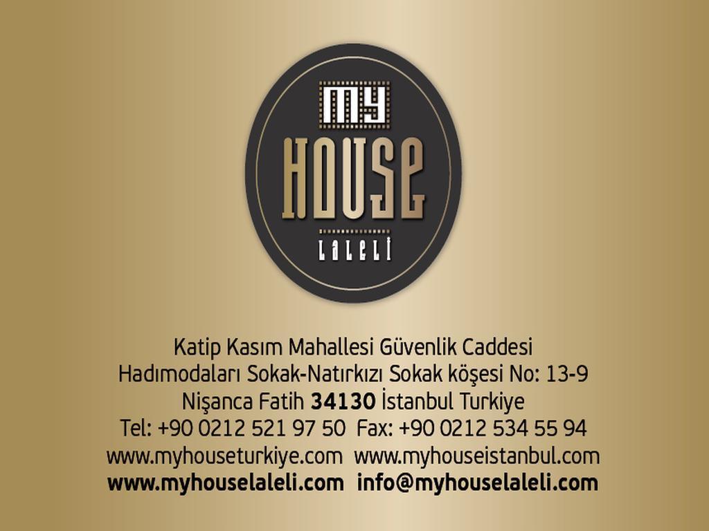 Hotel My House Laleli Istanbulská provincie Exteriér fotografie